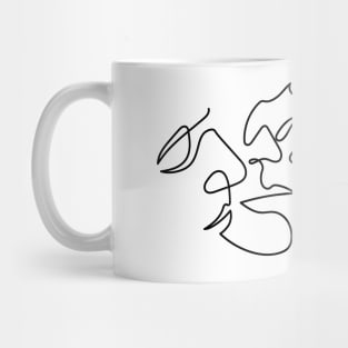 La Foule | One Line Drawing | One Line Art | Minimal | Minimalist Mug